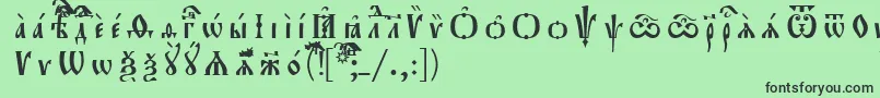 Más sobre la fuente Orthodox.TtUcs8Разрядочный fuente Orthodox.TtUcs8Разрядочный – Fuentes Negras Sobre Fondo Verde